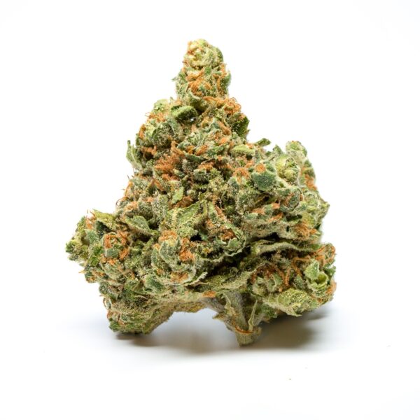 Skywalker OG is a legendary indica-dominant hybrid (85% indica / 15% sativa) that delivers a heavy-hitting high with intensely relaxing effects. Known for its high THC levels (often testing between 25-30% THC), this strain is a go-to choice for experienced users looking for a strong, sedative buzz.