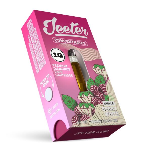 Jeeter Juice Berry White is a cannabis-infused vape product known for its delicious berry flavor and potent effects. With a smooth, fruity taste, this strain offers a relaxing and euphoric experience, ideal for unwinding after a long day. It combines high-quality distillate with natural terpenes for an enhanced vaping experience.